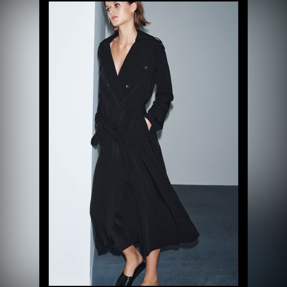 Zara Women’s Collection - ZW COLLECTION TRENCH MIDI DRESS